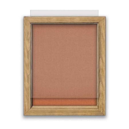 United Visual Products Indoor Enclosed Combo Board, 72"x36", Bronze Frame/Black & Medium Grey UVCB7236BZ-BLACK-MEDGRY